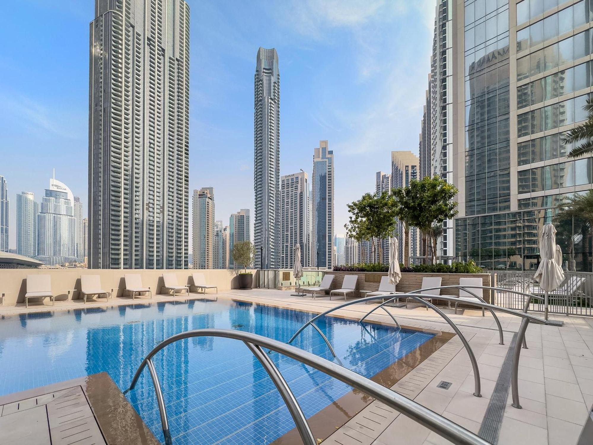 2Br With Skyline Views At Forte Near Dubai Opera Apartment Exterior photo