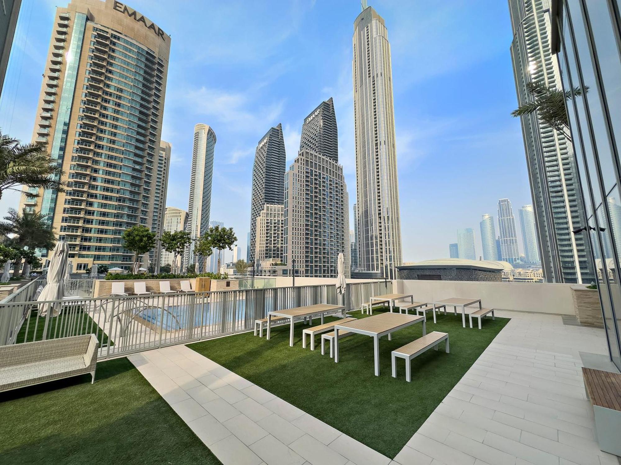 2Br With Skyline Views At Forte Near Dubai Opera Apartment Exterior photo